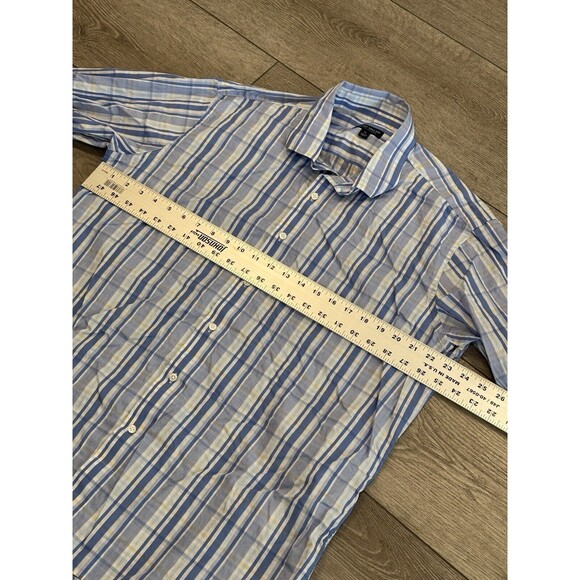 Peter Millar Crown Crafted Mens XL Plaid Button Down Shirt Golf Preppy Easter - Picture 4 of 6